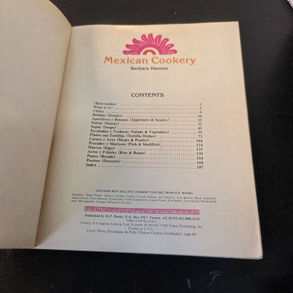 Mexican Cookery Cookbook By Barbara Hansen Paperback Vintage 1980's - Picture 7 of 10